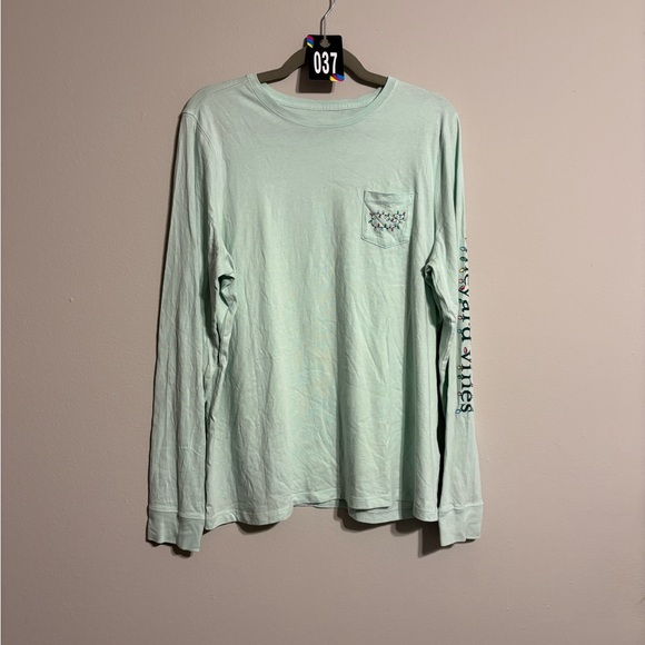 Vineyard Vines Tops - Vineyard Vines Light Green Long Sleeve Tee
